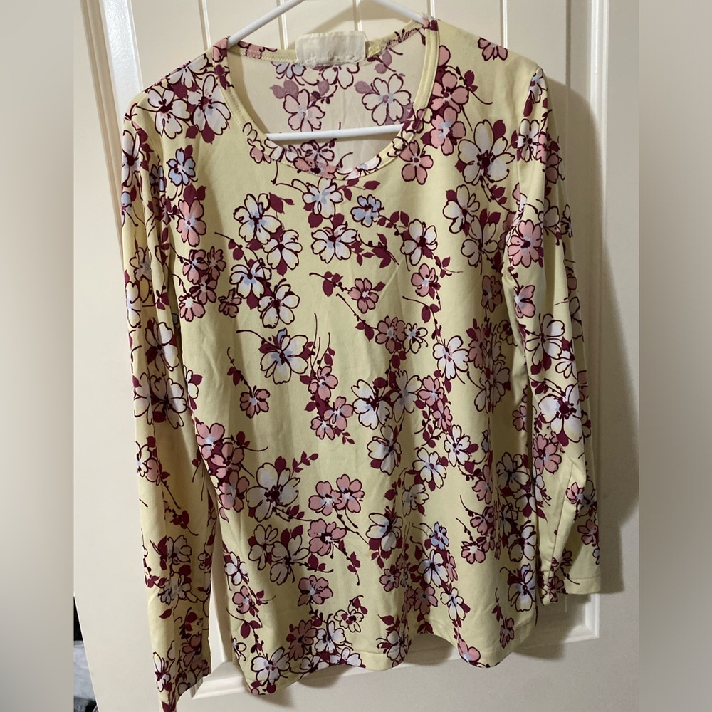 60’s Vintage polyester blouse (medium)